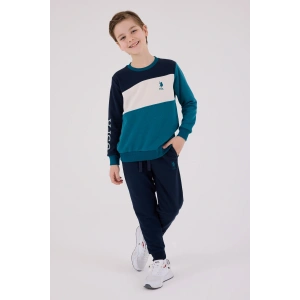 ERKEK ÇOCUK EŞOFMAN TAKIMI - KOYU ÖRDEK YEŞİLİ