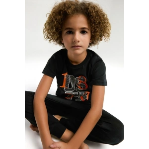 ERKEK GARSON PİJAMA TAKIMI - siyah