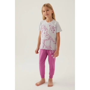 FROZEN KIZ ÇOCUK İKİLİ TAKIM - KAR MELANJ