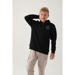 KAPPA ERKEK ÇOCUK SWEATSHIRT - SİYAH