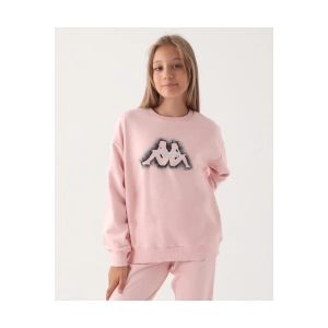 KAPPA KIZ ÇOCUK SWEATSHIRT - PUDRA