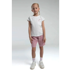 KIZ ÇOCUK BERMUDA TAKIM - Beyaz
