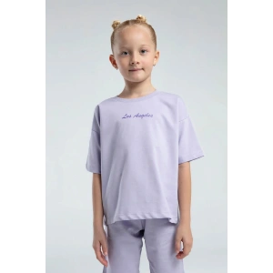 KIZ ÇOCUK BERMUDA TAKIM - LİLA