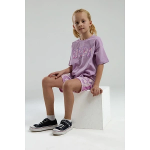 KIZ ÇOCUK BERMUDA TAKIM - MAUVE