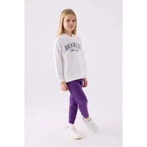 KIZ ÇOCUK EŞOFMAN TAKIM - KREM