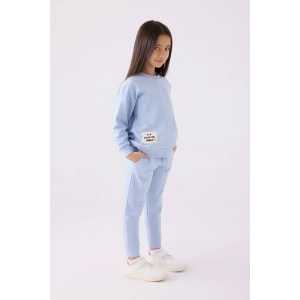 KIZ ÇOCUK EŞOFMAN TAKIM - MAVİ