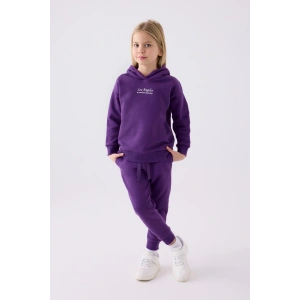 KIZ ÇOCUK EŞOFMAN TAKIM - MOR