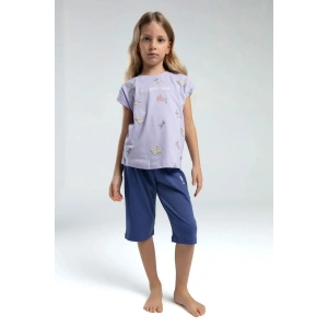 KIZ ÇOCUK KAPRİ TAKIM - LİLA