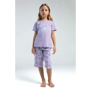 KIZ ÇOCUK KAPRİ TAKIM - MAUVE