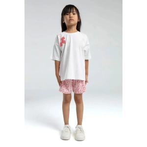 KIZ ÇOCUK ŞORT TAKIM - Beyaz