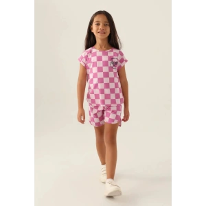 KIZ ÇOCUK ŞORT TAKIM - ROSE