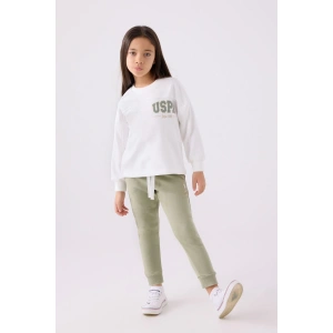 KIZ GARSON EŞOFMAN TAKIMI - KREM