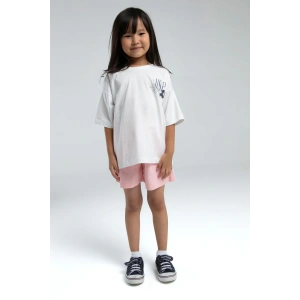KIZ GARSON ŞORT TAKIM - Beyaz