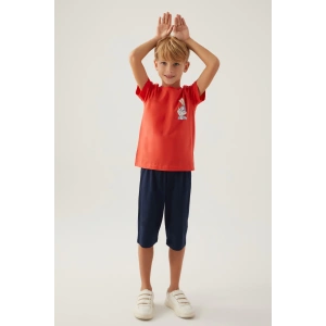 LOONEY TUNES ERKEK ÇOCUK KAPRİ TAKIM - NAR RENGİ