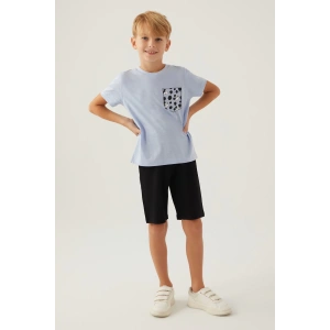 MICKEY MOUSE ERKEK ÇOCUK BERMUDA TAKIM - MAVİ