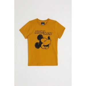 MICKEY MOUSE ERKEK ÇOCUK T-SHIRT - GOLD