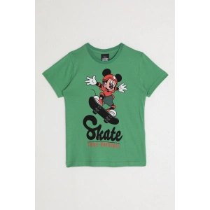 MICKEY MOUSE ERKEK ÇOCUK T-SHIRT - Yeşil