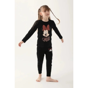 MINNIE MOUSE KIZ ÇOCUK İKİLİ TAKIM - SİYAH