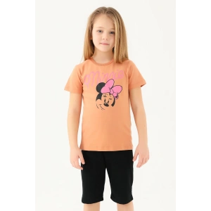 MINNIE MOUSE KIZ ÇOCUK T-SHIRT - KARAMEL