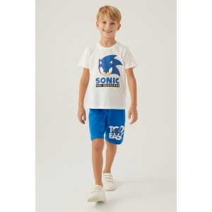 MODERN SONIC ERKEK ÇOCUK BERMUDA TAKIM - KREM