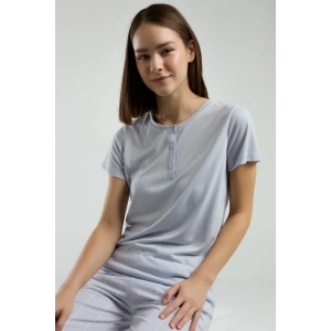 PIERRE CARDIN KADIN KAPRİ TAKIM - MAVİ