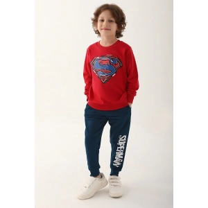 SUPERMAN ERKEK ÇOCUK EŞOFMAN TAKIMI - KIRMIZI