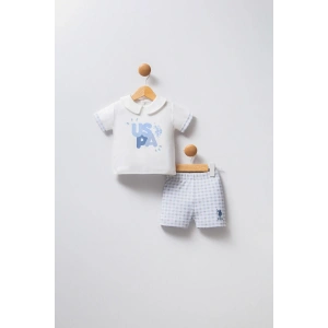 U.S POLO ASSN ERKEK BEBEK 2Lİ TAKIM - Beyaz