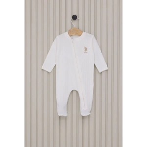 US POLO ERKEK BEBEK PATİKLİ TULUM - KREM