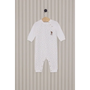 US POLO ERKEK BEBEK PATİKLİ TULUM - KREM