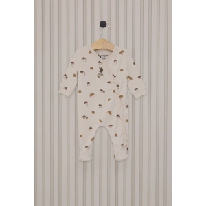 US POLO ERKEK BEBEK PATİKLİ TULUM - KREM