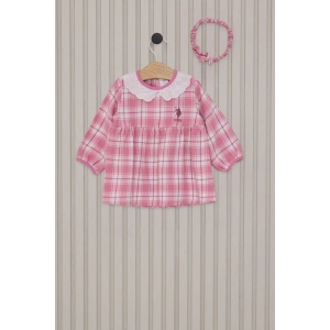 US POLO KIZ BEBEK 2LI TAKIM - KREM