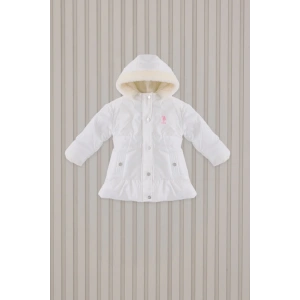 US POLO KIZ BEBEK MONT - Beyaz