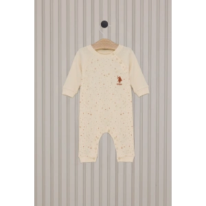 US POLO KIZ BEBEK PATİKLİ TULUM - KREM