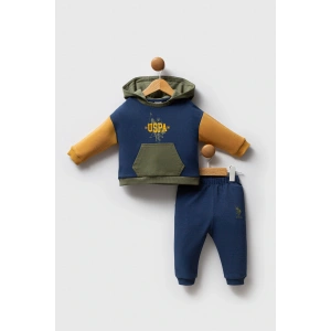 U.S.POLO ASSN ERKEK BEBEK 2 Lİ TAKIM - K.İNDİGO-HARDAL