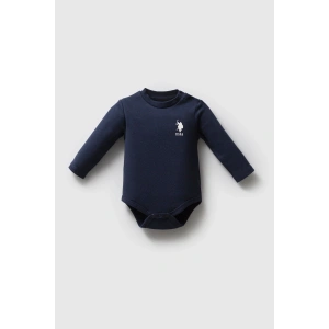 U.S.POLO ASSN ERKEK BEBEK 3LÜ BODY SET - LACİVERT