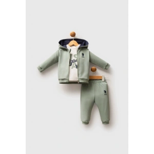 U.S.POLO ASSN ERKEK BEBEK3 LÜ TAKIM - Yeşil