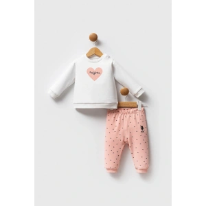 U.S.POLO ASSN KIZ BEBEK 2Lİ TAKIM - Beyaz
