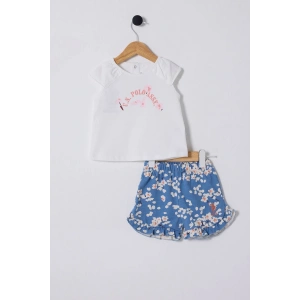 U.S.POLO ASSN. KIZ BEBEK 2Lİ TAKIM - EKRU