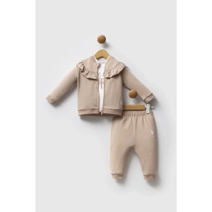 U.S.POLO ASSN KIZ BEBEK 3LÜ TAKIM - BİSKÜVİ