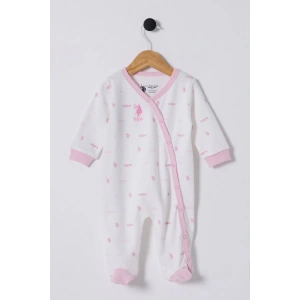 U.S.POLO ASSN KIZ BEBEK PATİKLİ TULUM - Beyaz