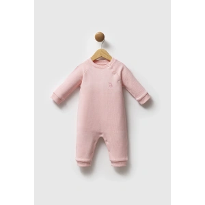 U.S.POLO ASSN KIZ BEBEK PATİKSİZ TULUM - AÇIK PEMBE