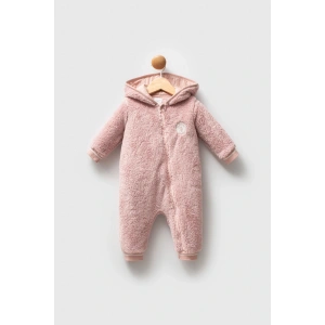 U.S.POLO ASSN KIZ BEBEK PATİKSİZ TULUM - PUDRA