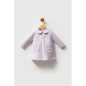 U.S.POLO ASSN KIZ BEBEK PİKE ELBİSE - LİLA