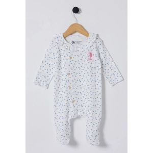 U.S.POLO ASSN. KIZ BEBEK TULUM - BEYAZ/MAVİ