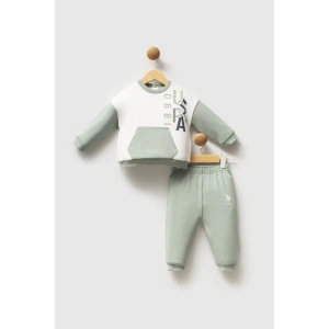 U.S.POLO ERKEK BEBEK 2 Lİ TAKIM - Yeşil