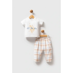 U.S.POLO ERKEK BEBEK 2Lİ TAKIM - Beyaz