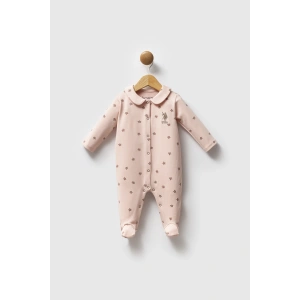 U.S.POLO KIZ BEBEK PATİKLİ TULUM - PUDRA