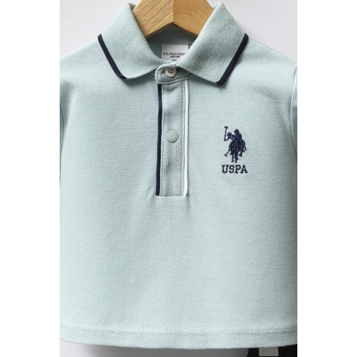 U.S.POLO ASSN ERKEK BEBEK 2 Lİ TAKIM - SU YEŞİLİ