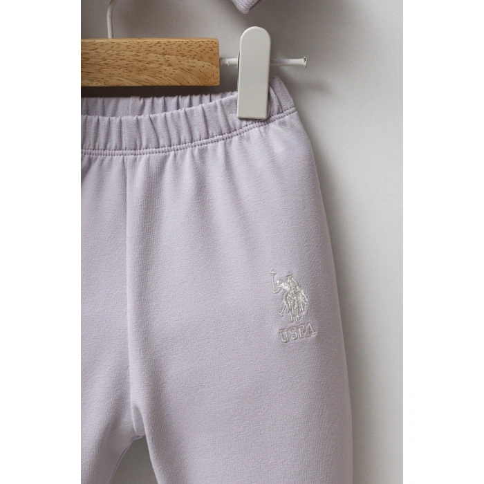 U.S.POLO ASSN KIZ BEBEK 3LÜ TAKIM - LİLA