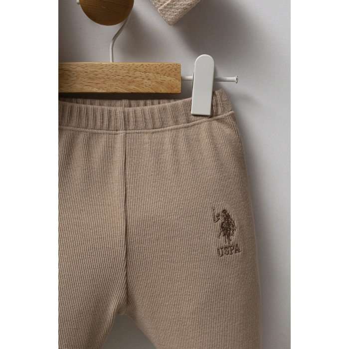 U.S.POLO ERKEK BEBEK 2Lİ TAKIM - BEJ